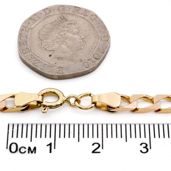 9ct gold 19 inch curb Chain